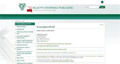 Desktop Screenshot of bip.udt.gov.pl