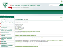 Tablet Screenshot of bip.udt.gov.pl